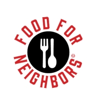 Food for Neighbors logo with fork and spoon